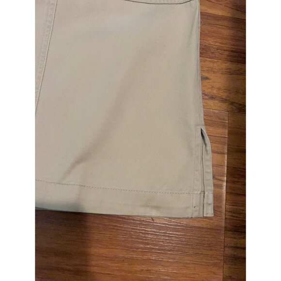 Lauren Ralph Lauren Skirt Women’s PLUS SZ 16W Beige Khaki Cotton A-Line Casual P - Picture 9 of 11
